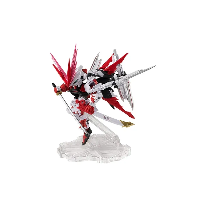 BANDAI Gundam Astray Collection NXEDGE NX STYLE BB Warrior SD Red Heretic Gundam Red Dragon Form 8cm Hobby Model-2