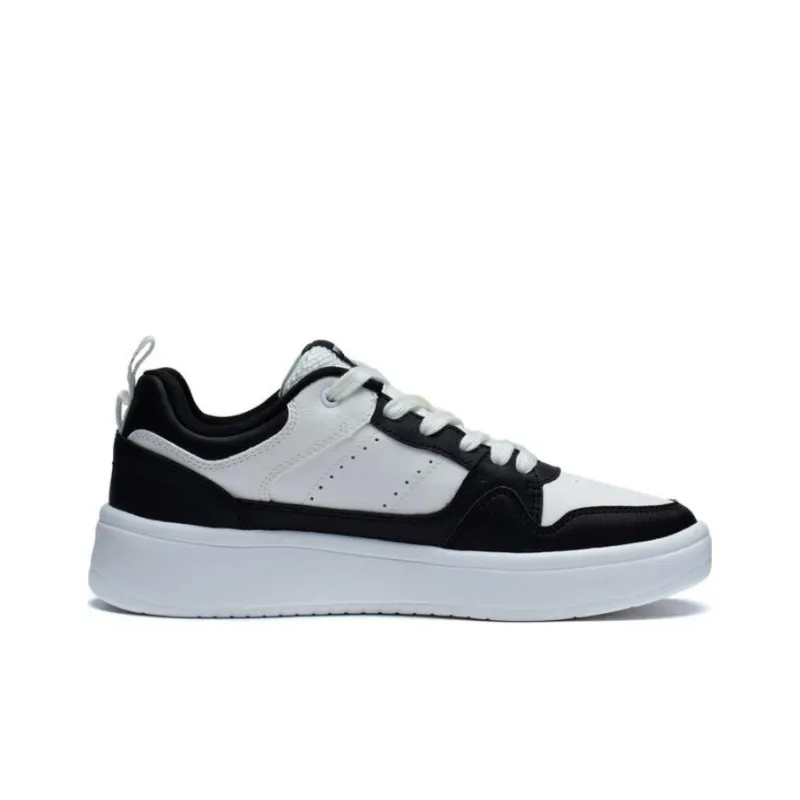 LiNing Line 2.0 At The Beginning Fashion Anti Slip Wear Resistant Low Top Skateboard Shoes Women's White Black-1