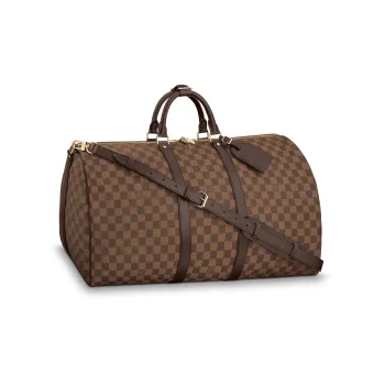 LOUIS VUITTON 2009 Keepall Bandouliere 55 Duffle Bag