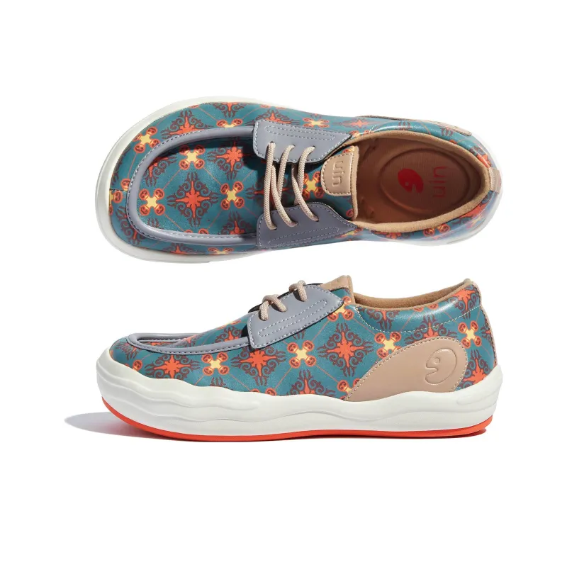 U.IN Painted Travel Shoes Andalusia 8 Skateboard Shoes Women's-2
