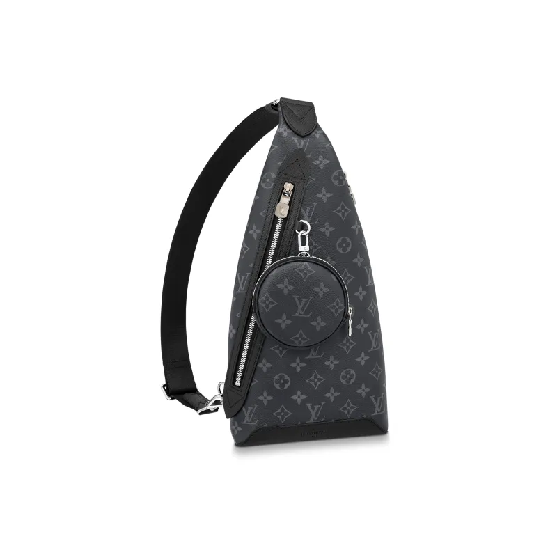 LOUIS VUITTON Duo Sling Bag Black-0