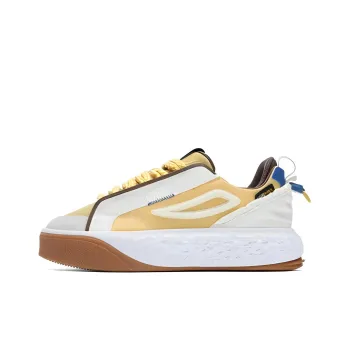 FILA Court Deluxe Low 'White Brown Yellow' Women's