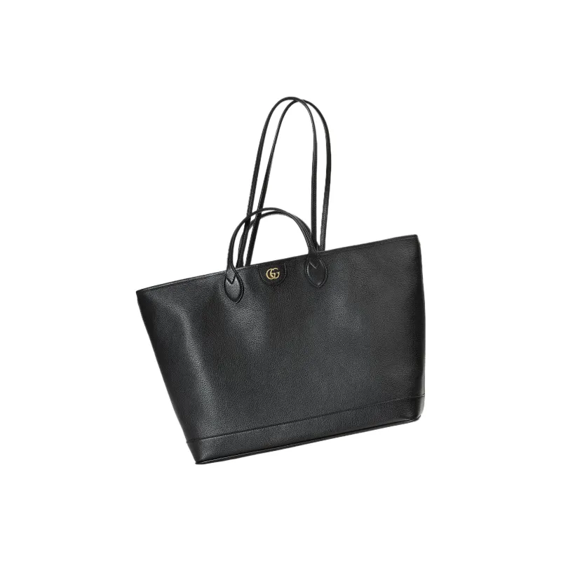 GUCCI GG Marmont Leather Tote Bag Shopping Bag Handbag Large Size Women's Black-2
