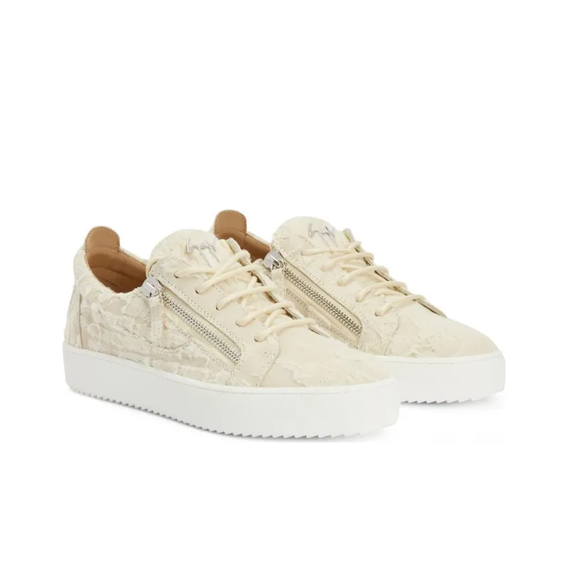 Giuseppe Zanotti Frankie Distress detail Sneakers-2