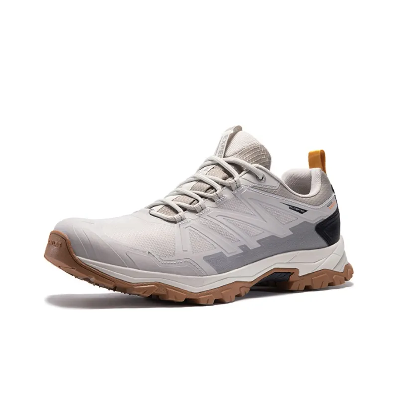 KAILAS Slip Resistant, Abrasion Resistant, Waterproof, Coverage, Balance Low Top Running Shoes Men's Moon Gray-1