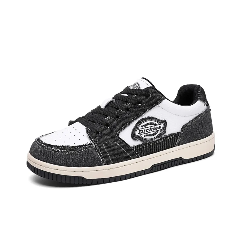 Dickies Low Top Skateboard Shoes Men's Black White-1