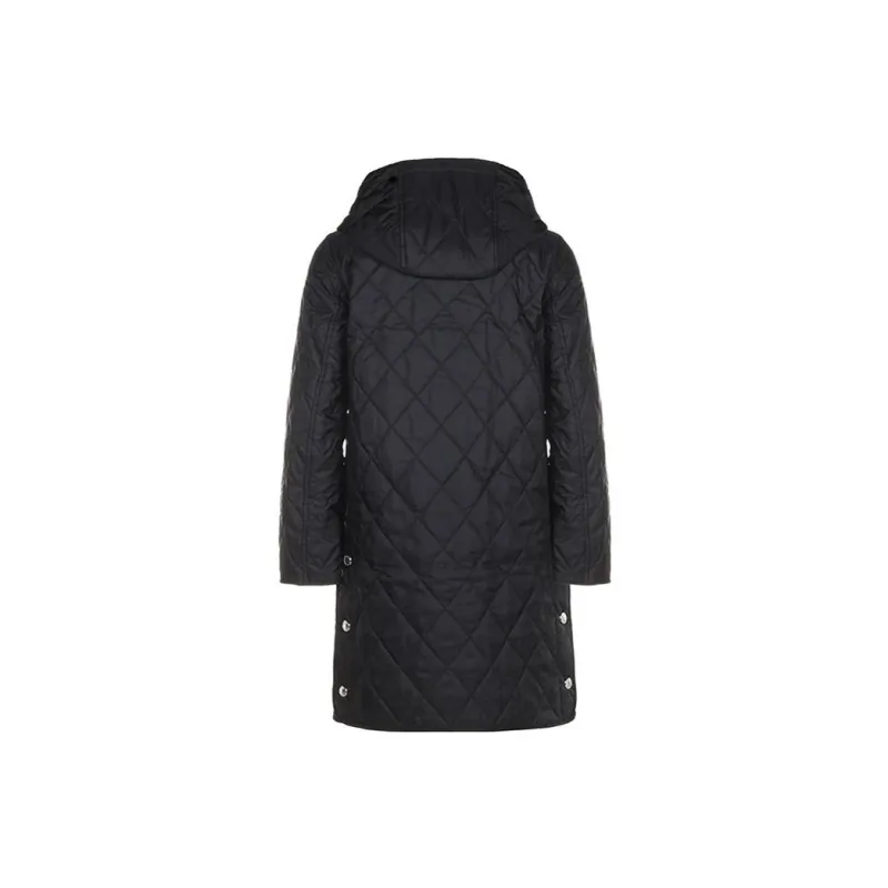 Burberry Diamond quilted Hooded Coat-1