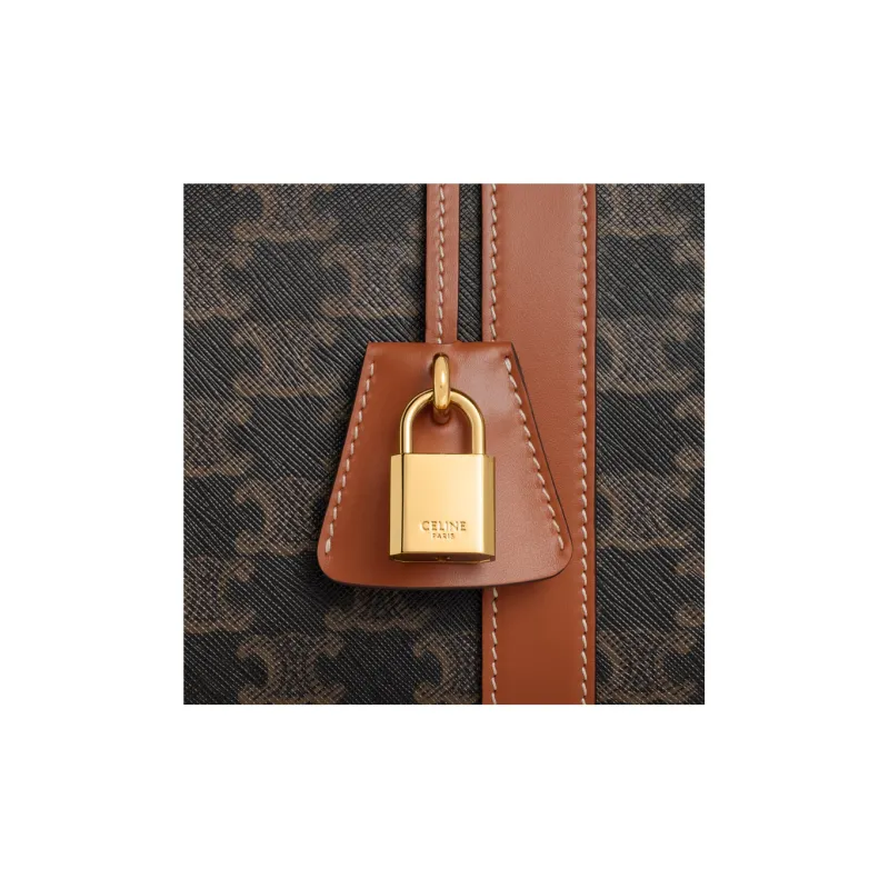 CELINE Cow Leather Handbag, Shoulder Bag, Crossbody Bag, Travel Bag Women's-3