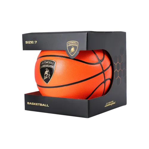 MESUCA x Automobili Lamborghini PU Basketball Orange Size 7 Training Unisex