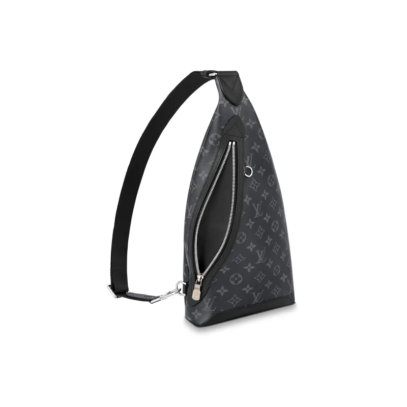LOUIS VUITTON Duo Sling Bag Black-2