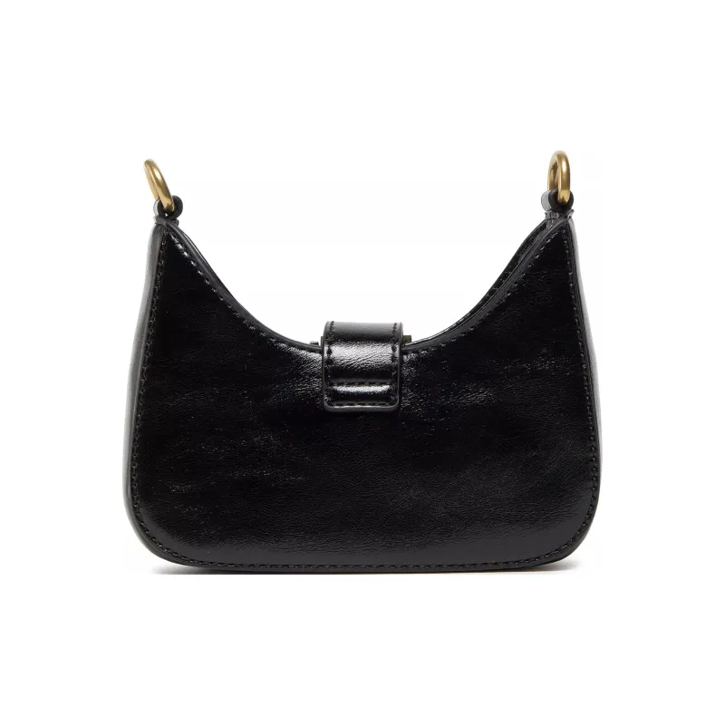 VERSACE JEANS COUTURE Leather Crossbody Bag, Shoulder Bag Women's Black-1