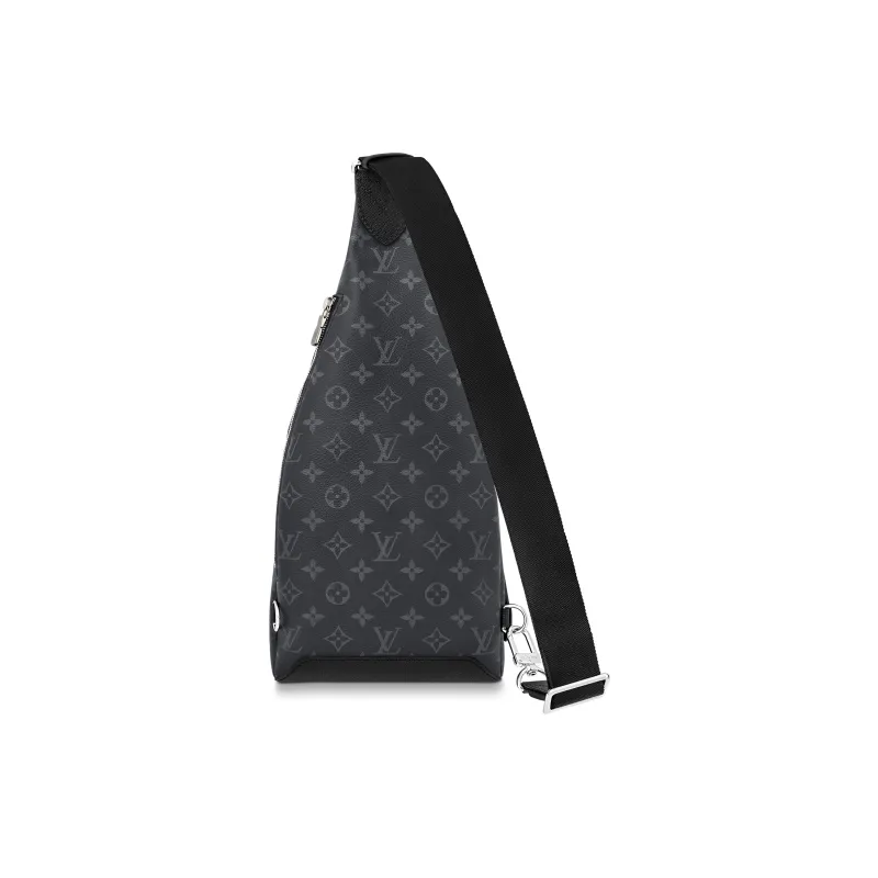 LOUIS VUITTON Duo Sling Bag Black-3