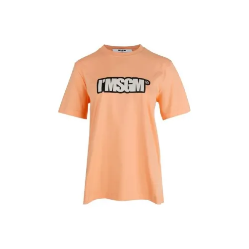 MSGM T-Shirts Women's Orange