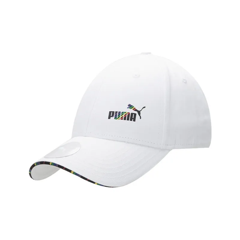 PUMA Cotton Baseball Caps Unisex White-0