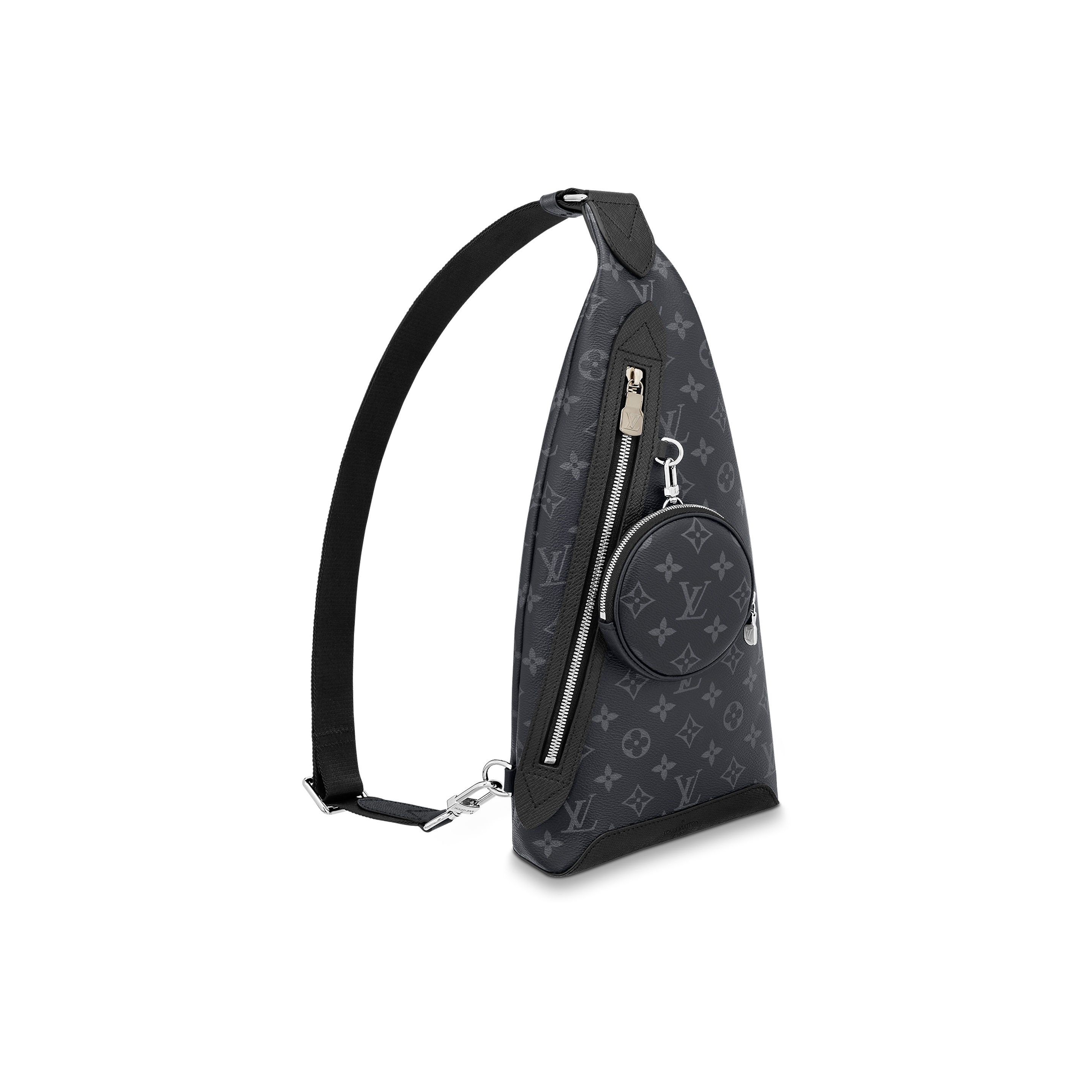 LOUIS VUITTON Duo Sling Bag Black