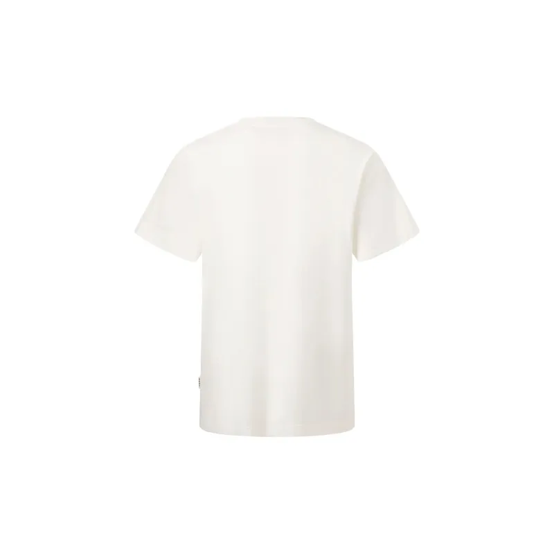 LiNing Short Sleeved T Shirts Unisex Ivory-1
