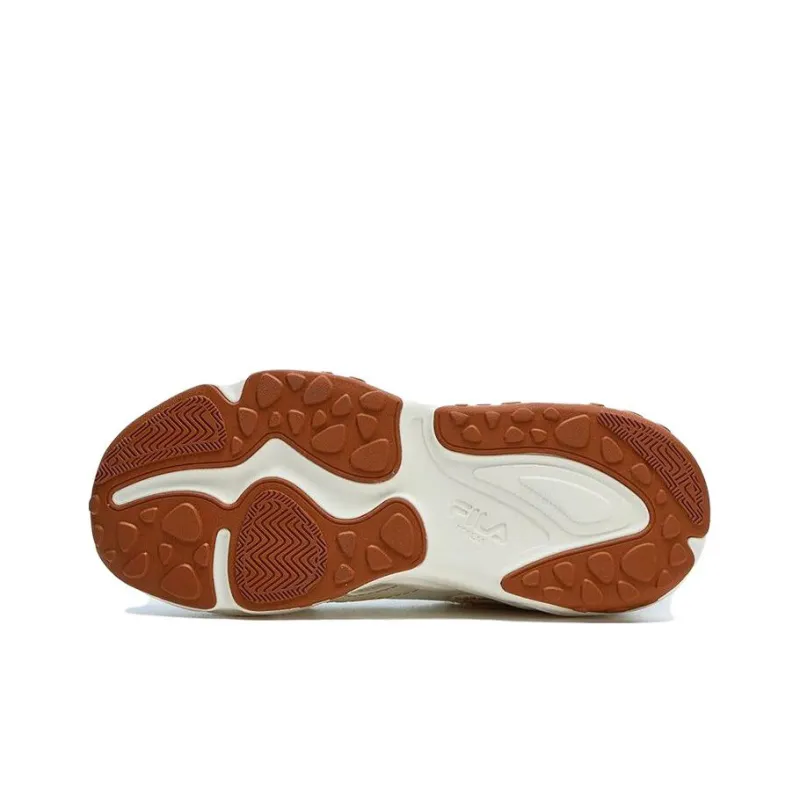FILA FUSION Flash Sneakers 'White Brown' Women's-4