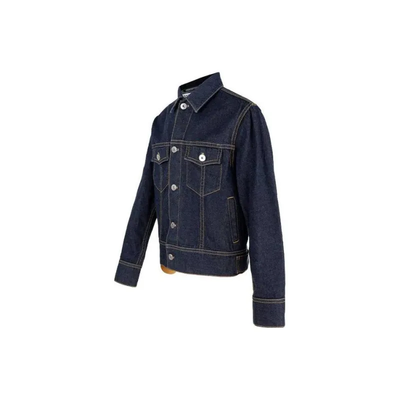 Lanvin SS23 Denim Jacket Men's Dark Blue-2