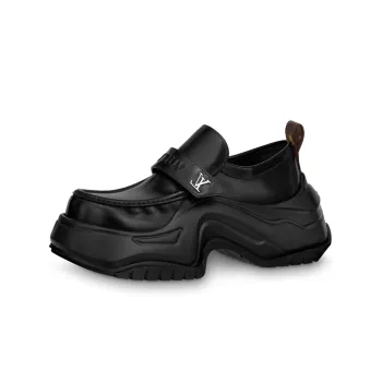LOUIS VUITTON Archlight 2.0 Platform Loafers Casual Shoes Men's Black