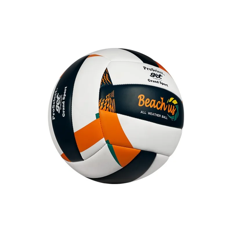ProSelect PU Size 5 Volleyball Unisex Black White Orange-3