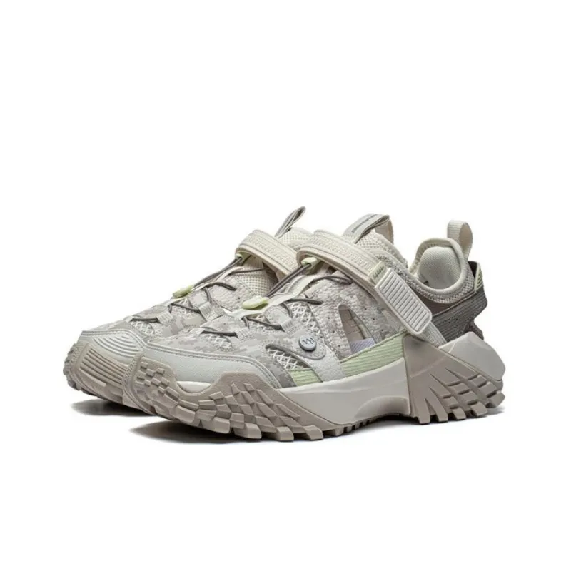 LiNing CF Linchuan V2 Anti Slip Wear Resistant Low Top Sports Casual Shoes Men's Moonlight Gray-2