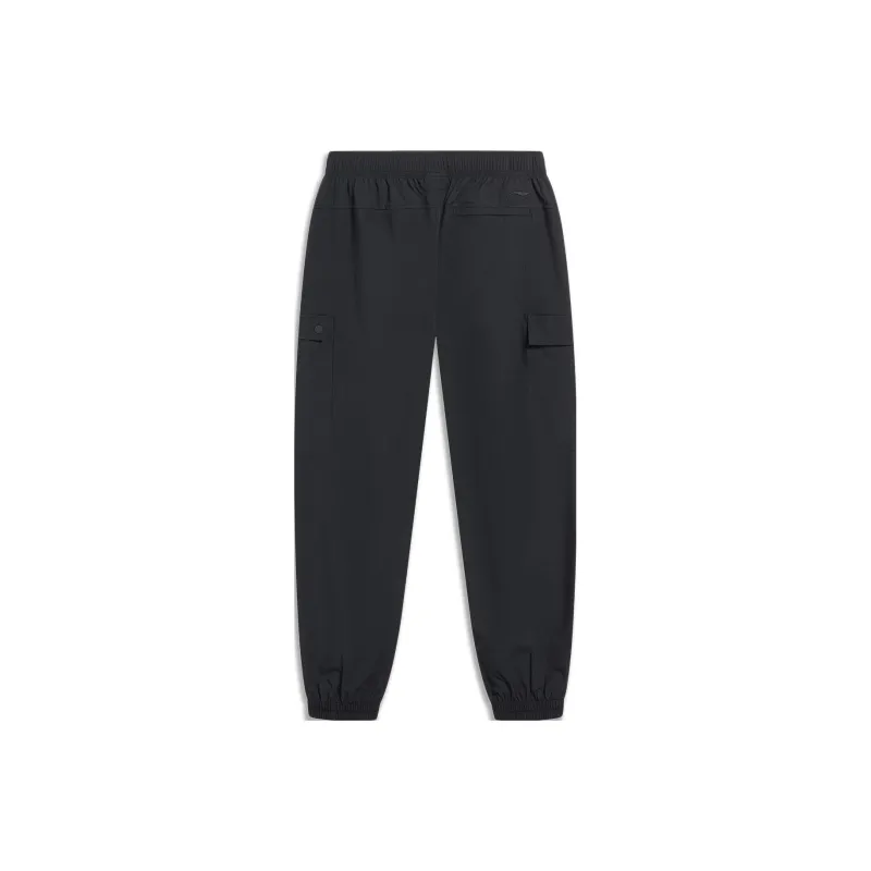 LiNing Sports Lifestyle Collection China Culture Collection Knitted Sports Pants Men's Black-1