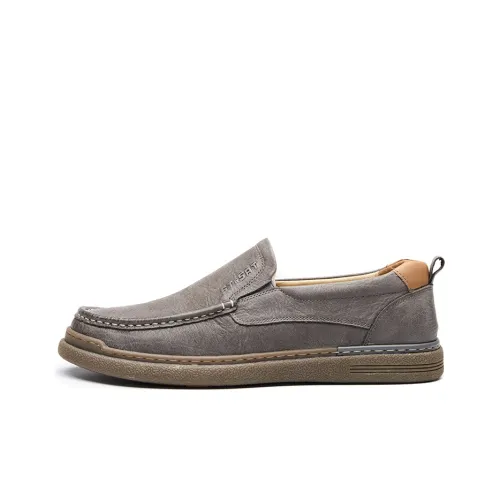 ST&SAT Men's Casual Shoes Men Low-Top Gray