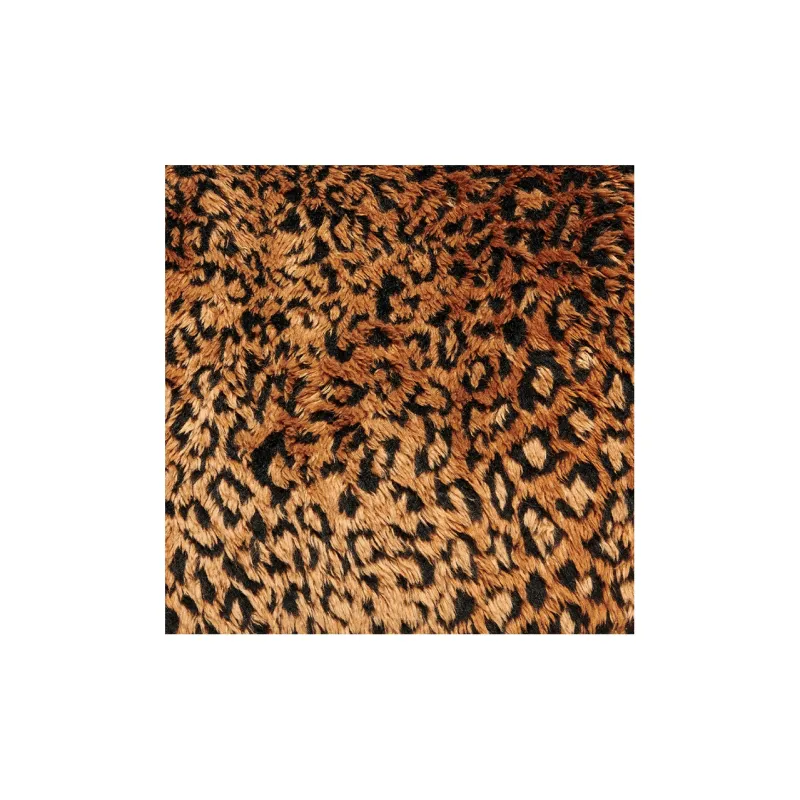 Balenciaga Faux Fur Clutch Medium Size Women's Brown/Black-5