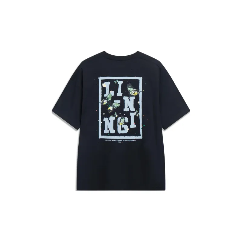 LiNing Chinese Culture Series T Shirt Men's Black-1