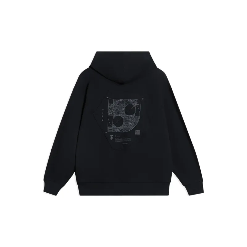 LiNing Li Ning X Jackie Chan Co branded Kung Fu Series Sweatshirt Unisex Black-1