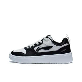 LiNing Line 2.0 At The Beginning Fashion Anti Slip Wear Resistant Low Top Skateboard Shoes Women's White Black