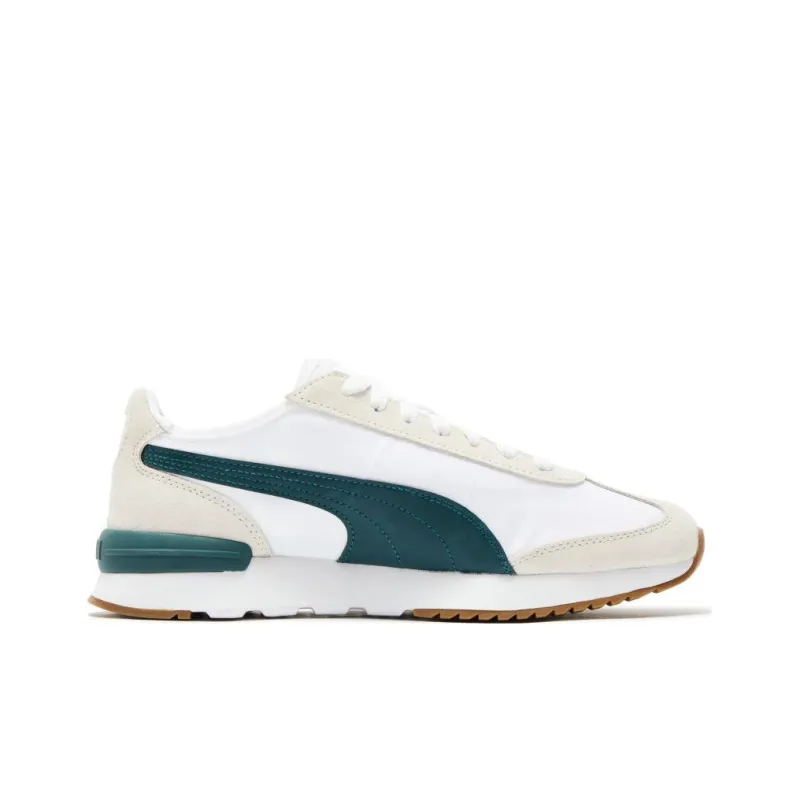 PUMA R78 Wind Nylon 'White Green'-1