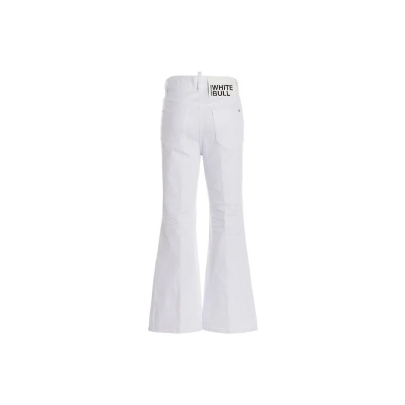 DSQUARED 2 Flared Cropped Jeans-1