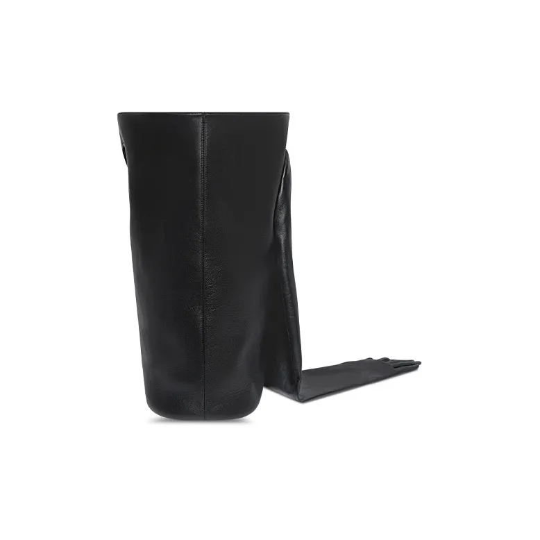 Balenciaga Smooth Cow Leather Glove Tote Bag Shopping Bag Handbag Large Size Women's Black-2