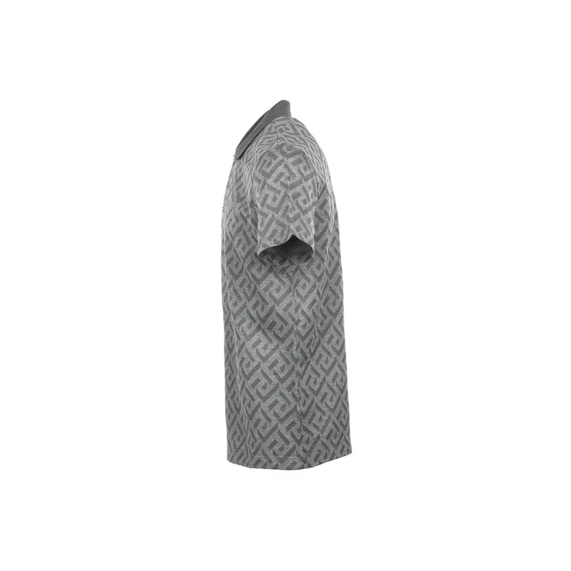 VERSACE SS23 Polo Shirt Men's Gray-2