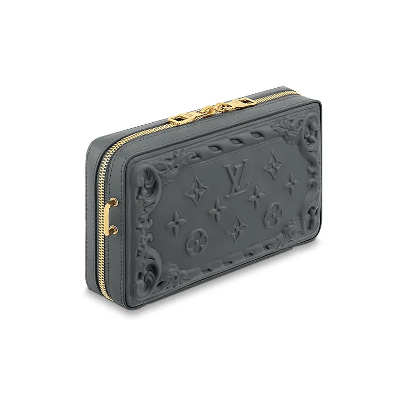 LOUIS VUITTON Soft Trunk Wearable Wallet Dark Shadow Gray-1