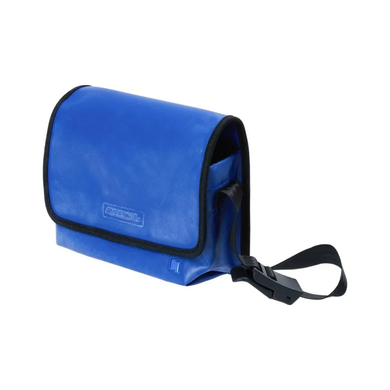 ADER ERROR Leather Messenger Bag, Shoulder Bag, Crossbody Bag Regular Unisex Blue-1