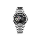 Black Dial Steel Band Men's Watch