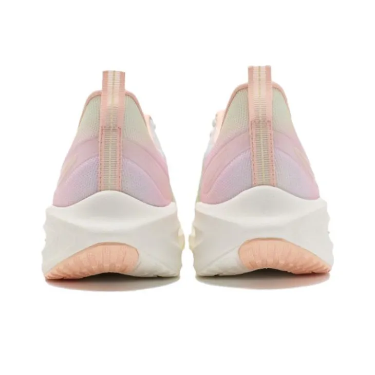 XTEP Lighten 7.0 Cushioning Anti Slip And Wear Resistant Low Top Running Shoes Women's Oil Gray Pink-3