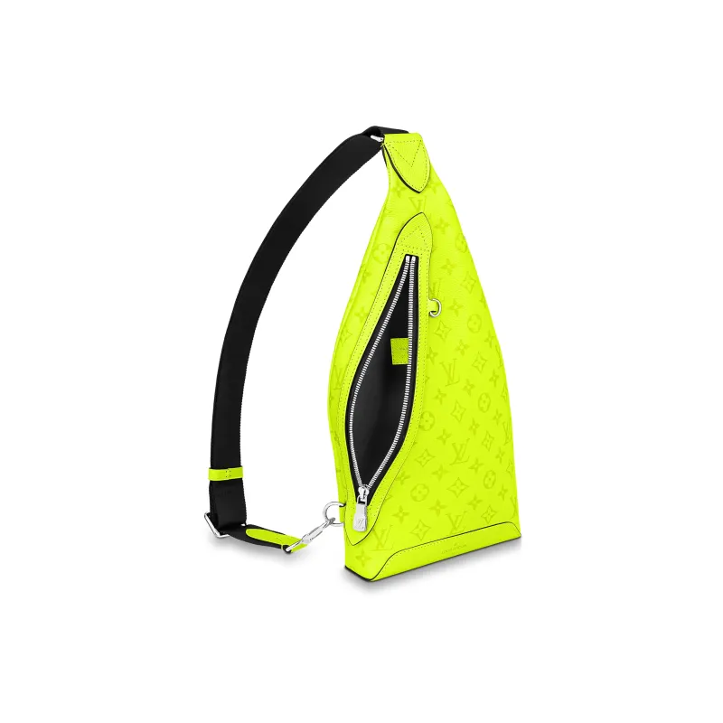 LOUIS VUITTON Duo Sling Bag Neon Yellow-2