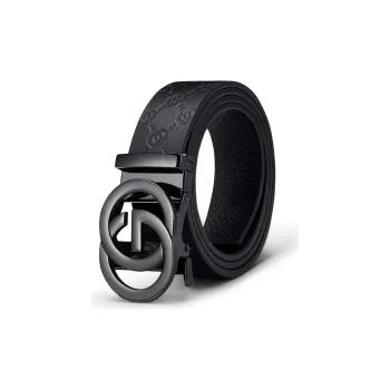 GOLF Cow Leather Automatic Buckle Genuine Leather Belt Men's Multicolor 3.5cm