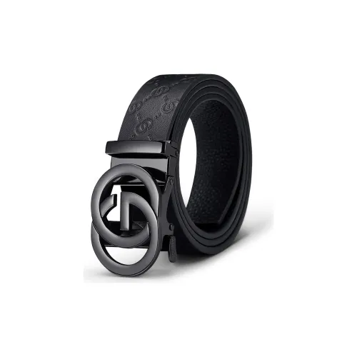 GOLF Cow Leather Automatic Buckle Genuine Leather Belt Men
s Multicolor 3.5cm