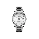 White Dial Tungsten Steel Men's Watch