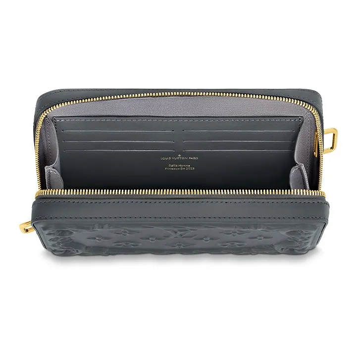 LOUIS VUITTON Soft Trunk Wearable Wallet Dark Shadow Gray-3