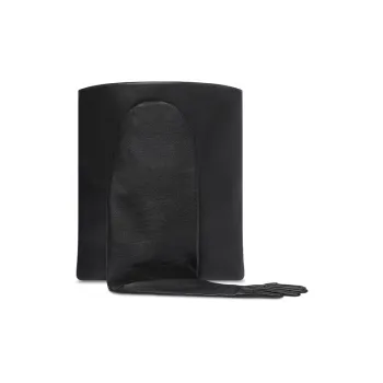 Balenciaga Smooth Cow Leather Glove Tote Bag Shopping Bag Handbag Large Size Women's Black