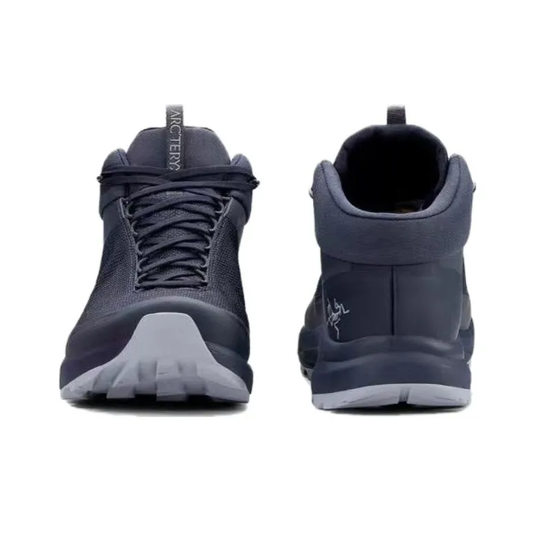 Arcteryx Aerios Gt Anti Slip Wear Resistant Mid Top Outdoor Shoes Unisex Ink Blue-3