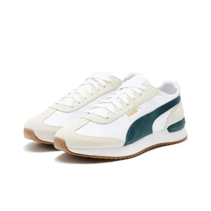 PUMA R78 Wind Nylon 'White Green'-2