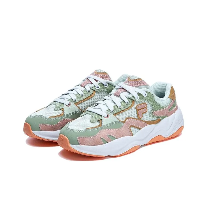 FILA FUSION Flash Sneakers 'White Green Pink' Women's-2