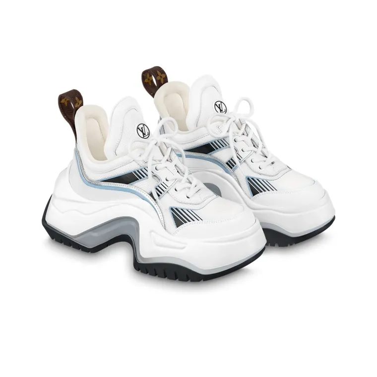 LOUIS VUITTON Archlight 2.0 Platform Sneakers 'White Blue Grey'-2