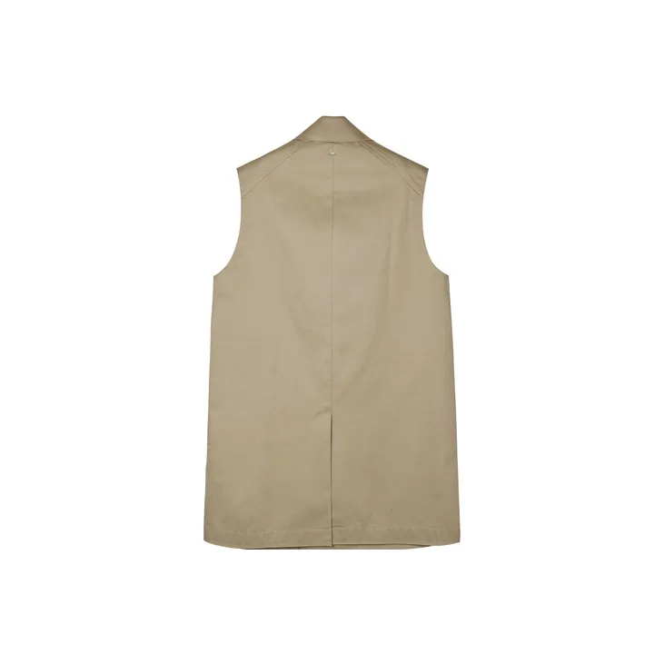 CROQUIS Vests Unisex 212 Light Gray Khaki-1